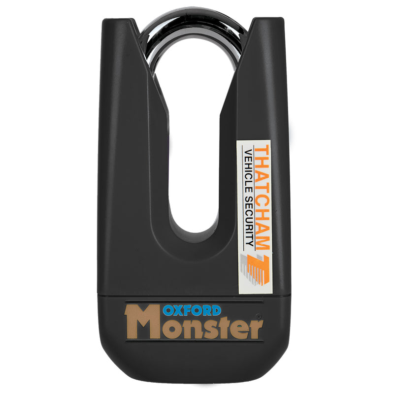 Oxford Monster Disc Lock - Negru de 32m