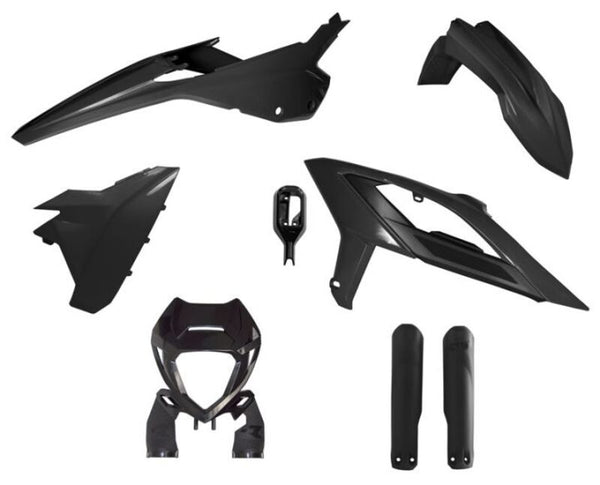 Racetech Plastic Kit 6 părți-negre pentru Beta R-Kitbet-NR0-623