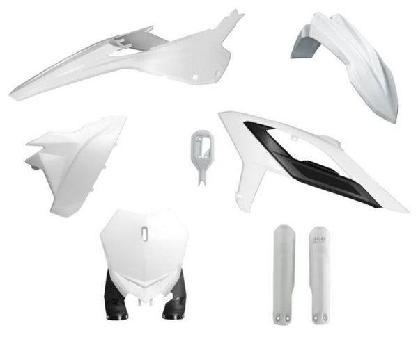 Racetech Plastic Kit 6 Piese-White (R-Kitbet-BN0-624)