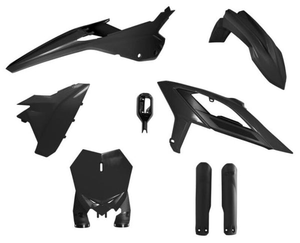 Racetech Plastic Kit 6 părți-negre (R-Kitbet-NR0-624)