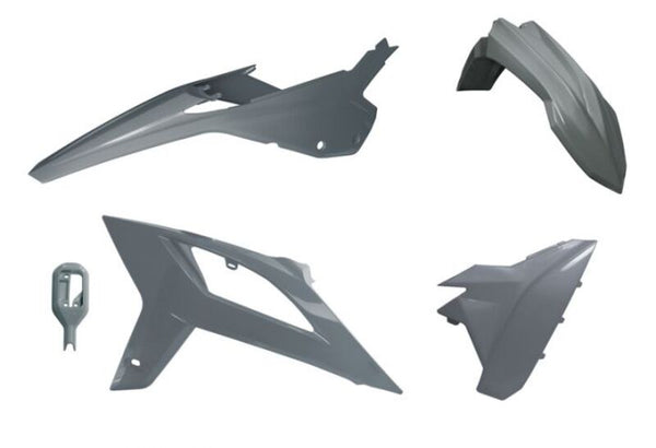 Racetech Plastic Kit 4 părți-replică gri la beta (R-Kitbet-GR0-520)