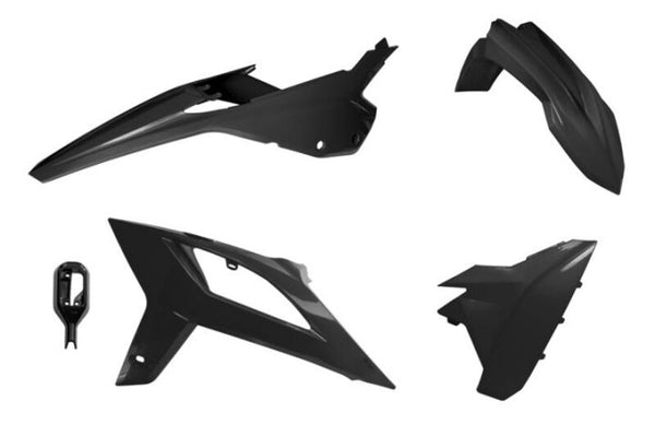 Racetech Plastic Kit 4 părți-negre până la Beta (R-Kitbet-NR0-520)