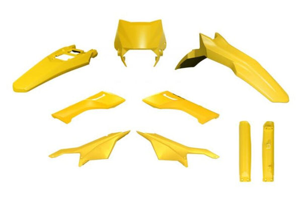 Racetech Plastic Kit 6 parts-Yellow R-Kits-Gi0-624