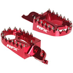 RFX Pro Footrests - Red FXFR5050099RD