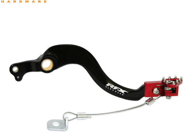 RFX PRO FT Pedal de frână spate - negru/roșu FXRB1090099RD