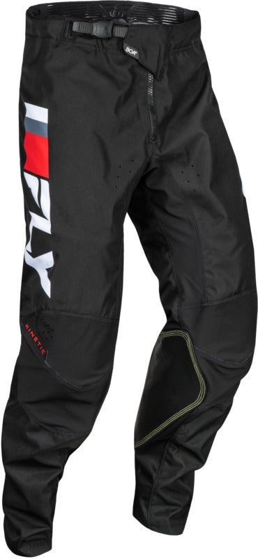 Fly Racing Kinetic Prix Pantaloni de tineret - Red/Grey/White 377-43218
