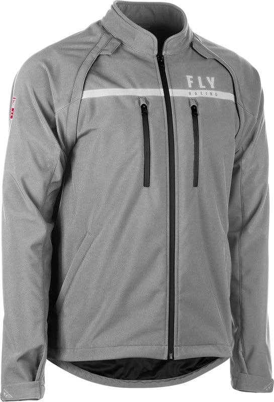 Fly Racing Patrol Softshell Jacheta - Gri 373-687M