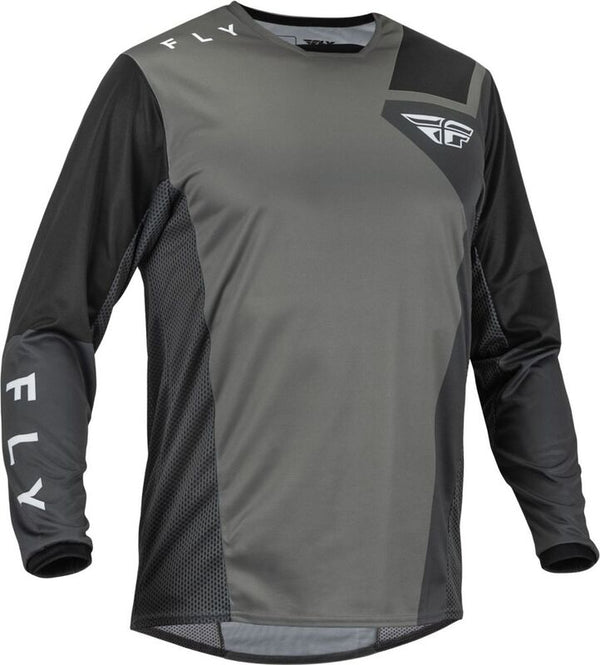 Fly Racing Kinetic Jet Jersey Grey/Dark Grey/Black SM 376-523S