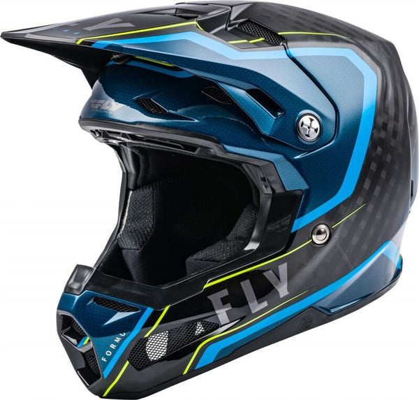 Escape racing formula carbon axon helmet black/blue xl 73-4420x