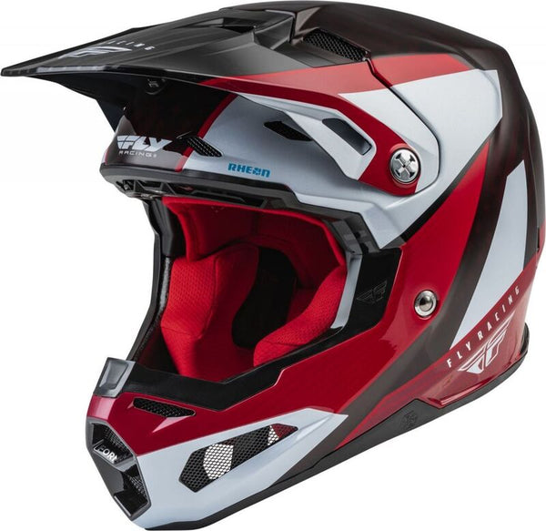 Formula de curse de zbor carbon Prime Casca Red/Alb/Red Carbon XL 73-4432X