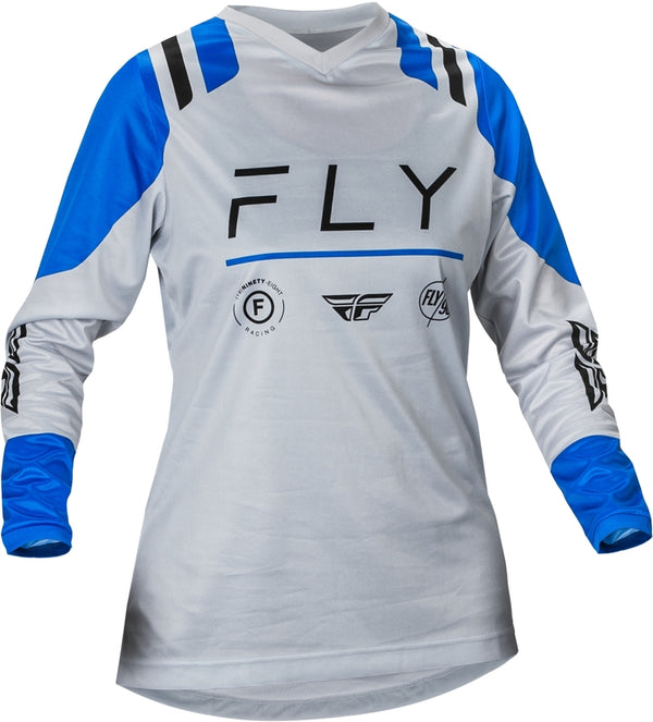 Fly Racing F-16 Woman Jersey-Arctic Gray/Blue 377-820m