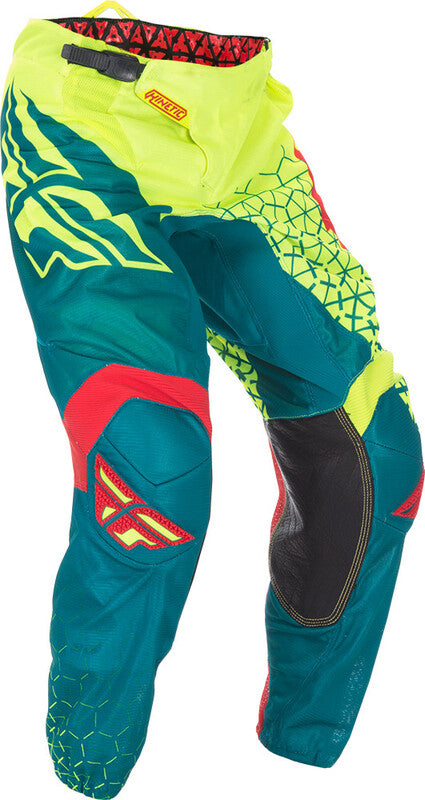 Fly Racing Kinetic Trifecta Mesh Pants-Hi-Vis/Teal 370-33826