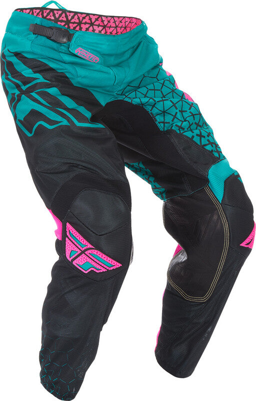 Escape Racing Kinetic Trifecta Mesh Pantaloni - Teal/Pink/Black 370-33528S
