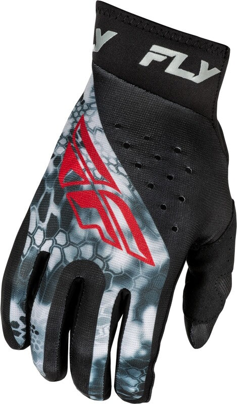 Escape Racing Pro Glove ușor criptate - negru/roșu/gri 378-0472X