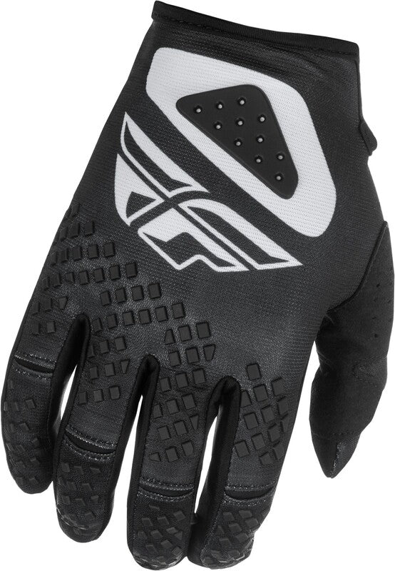 Fly Racing Kinetic Sym Gloves - Negru/Alb 378-4113X