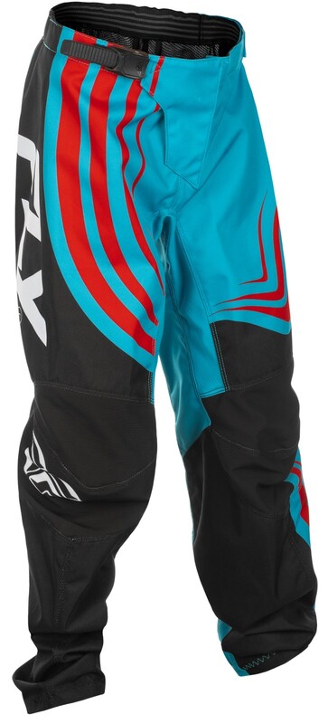 Fly Racing F-16 Pantaloni pentru tineret-Cyan/Black/Red 378-23124