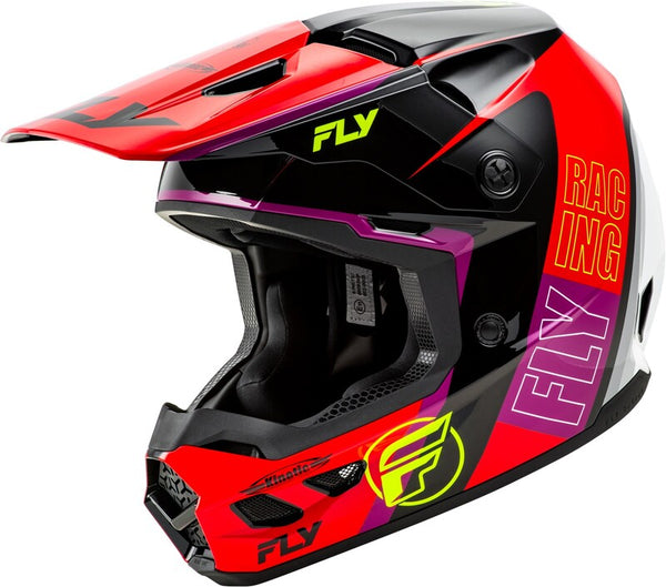Fly Racing Kinetic Rally Helmet - Red/Black/White 73-8664m