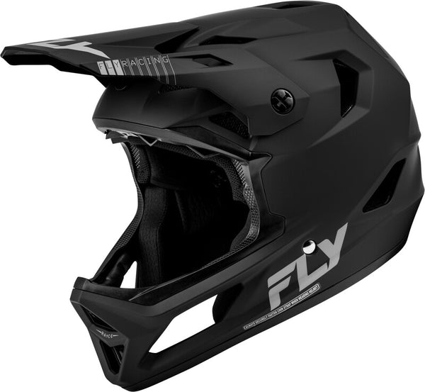 Fly Racing Rayce Casca pentru biciclete - Black Matte 73-3613L