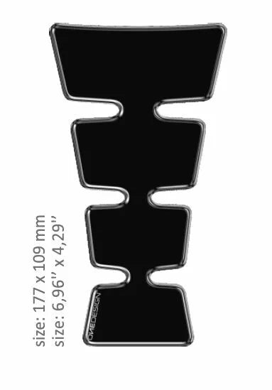 OnedeSign tank tampon Forma de aur cgmedbkp