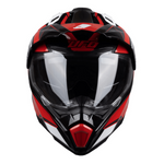 OZN Adventure MC Casca Berbec Black /Red