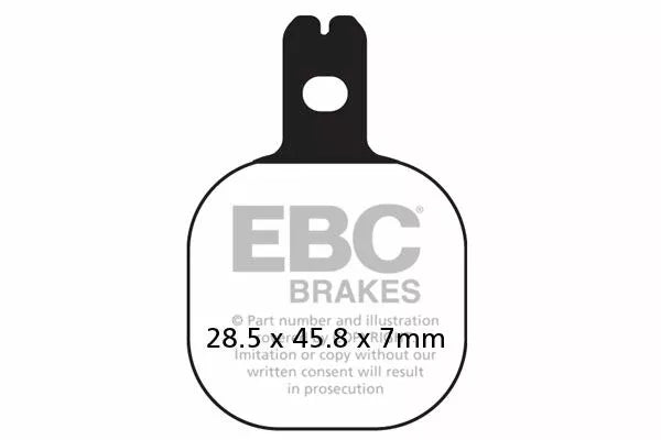 EBC Brake Pad FA arată organic FA184