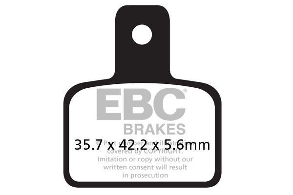 EBC Brake Pad FA arată organic FA495