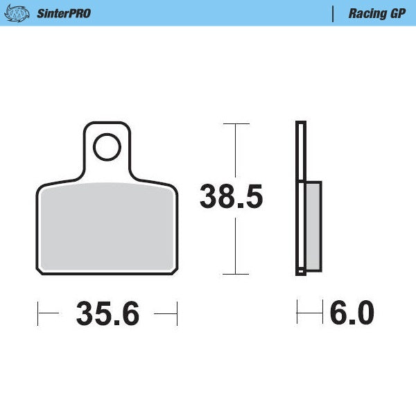Moto-Master Brake Pad Racing GP 099212