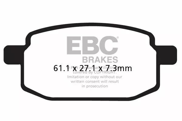 EBC Brake Pad Scooter Carbon SFAC169