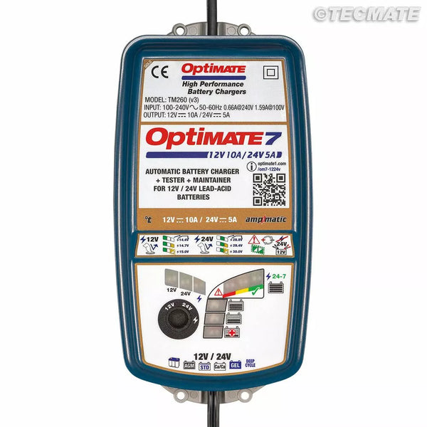 Tecmate Charger Optat 7 12/24V TM260V3