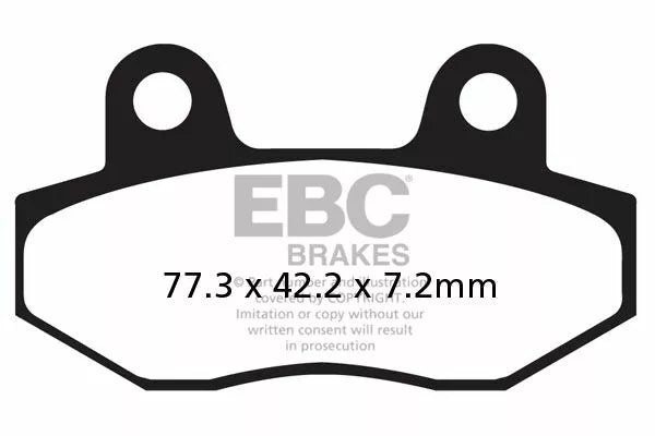 EBC Brake Pad Scooter Carbon SFAC086