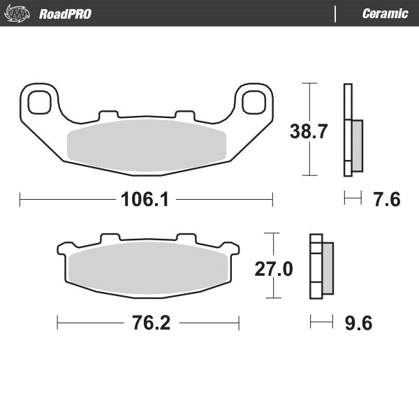 Moto-Master Brake Pad 410104