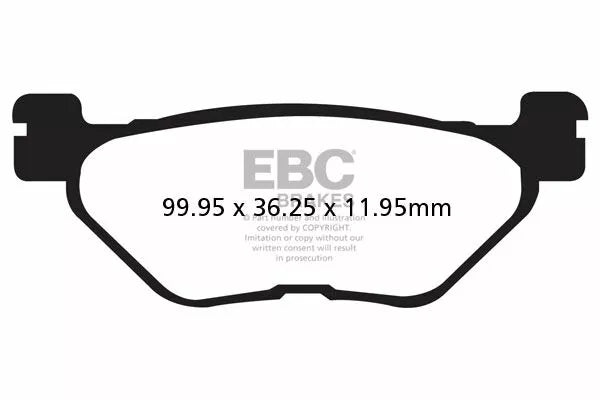EBC Brake Pad Scooter Carbon SFAC319