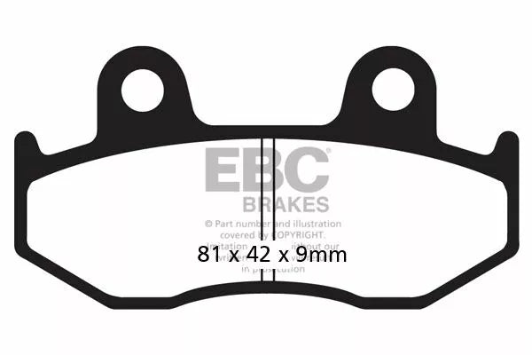 EBC Brake Pad Scooter Carbon SFAC323