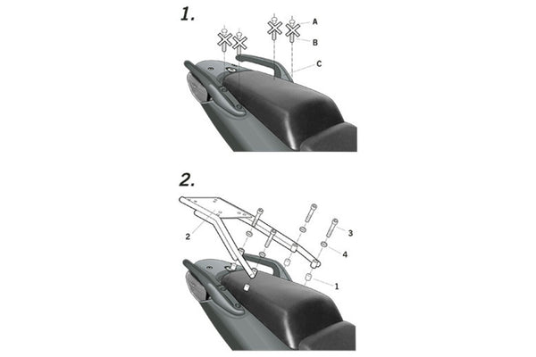 Shad 3P System Suport (Side) - Honda CBF 500 (H0CB64SF)