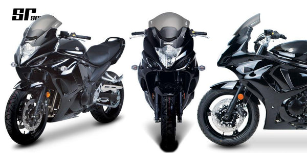 ZG STD Cover Sticlă Fum Light GSX 650 F 08-10/GSX 1250 FA 10-13