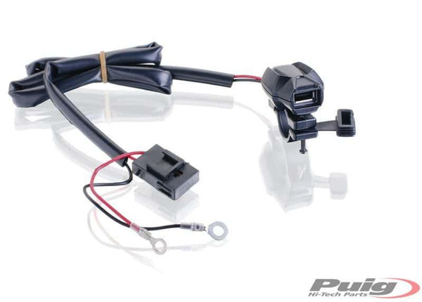 Încărcare în taxă Puerto USB /Negru