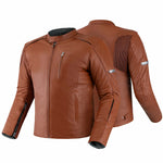 Shima Mc-Leather Jacket Hunter+ 2.0 maro deschis