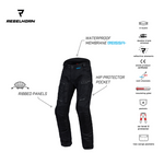 Rebelhorn Textile MC-Pants Cubby IV negru /gri /gripă