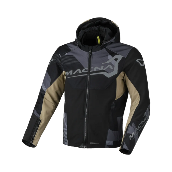 Jacheta Macna Softshell MC Atracor Black /Taupe
