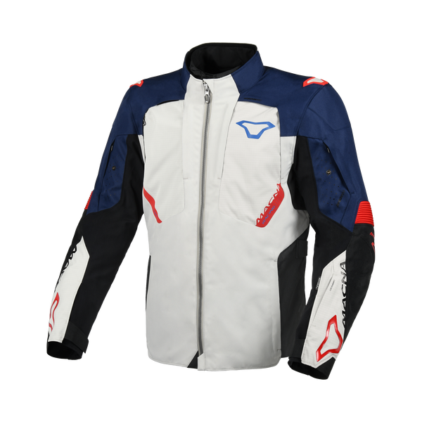 Macna textile MC jacket notch gray /blue /red
