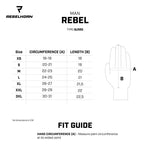 Rebelhorn Sport MC Gloves Rebel Negru /Gripa