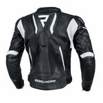 Rebelhorn Mc-Leather Jacket Fighter Black /White