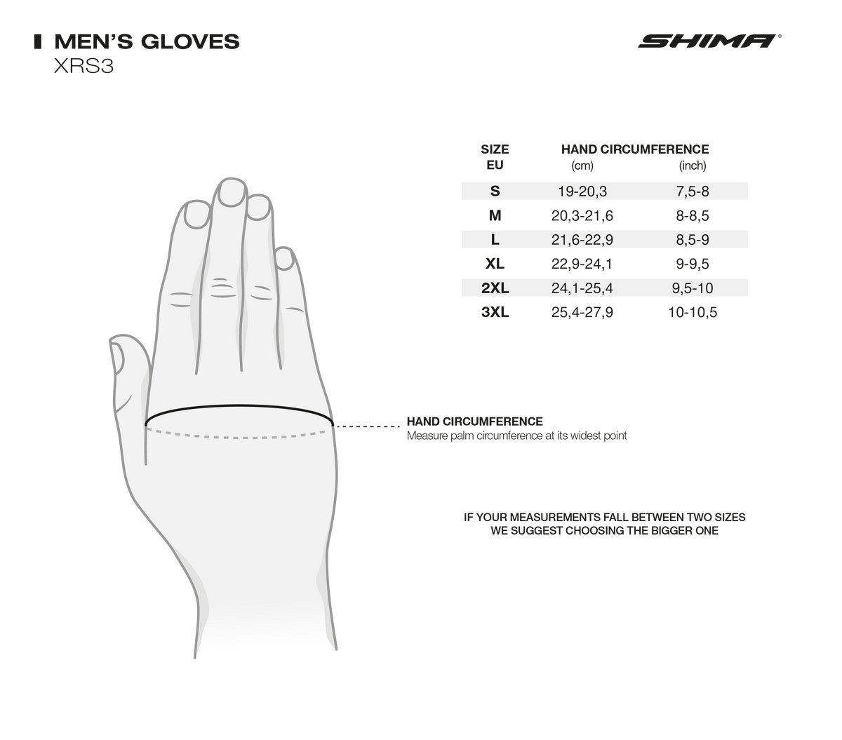 SHIMA MC GLOVE XRS-3 Negru /Roșu