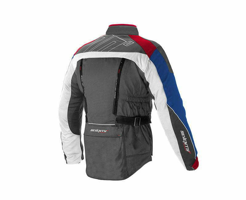 Seventy Textile MC jacket SD JT43 Gray /Blue /Red