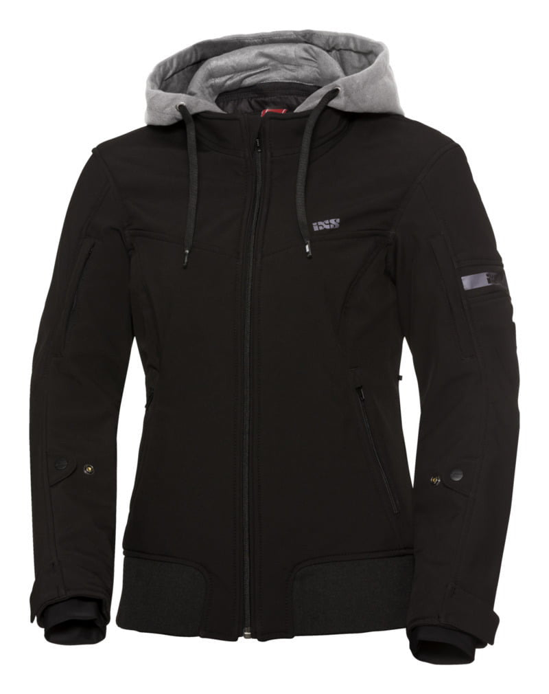 Ixs Lady Softshell Mc Jacheta atât de Moto Black