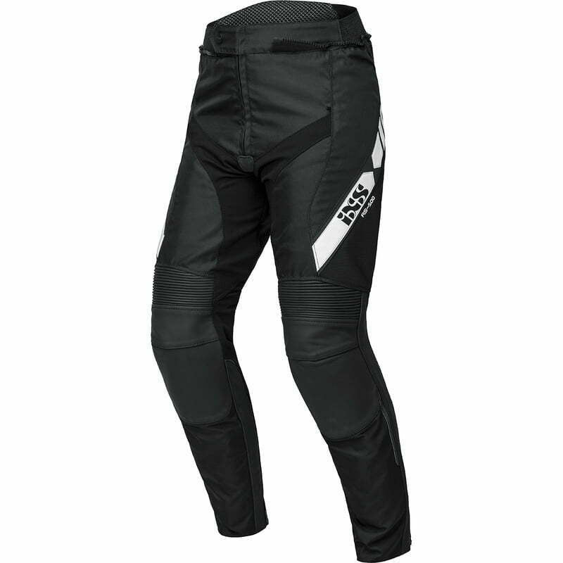 IXS MC leather pants LD RS-500 1.0 Black /White