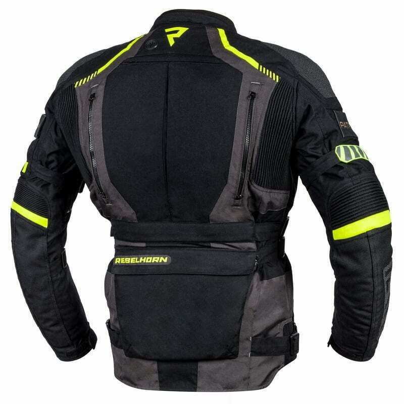 Rebelhorn Textile MC Jack Patrol Negru /Gripa