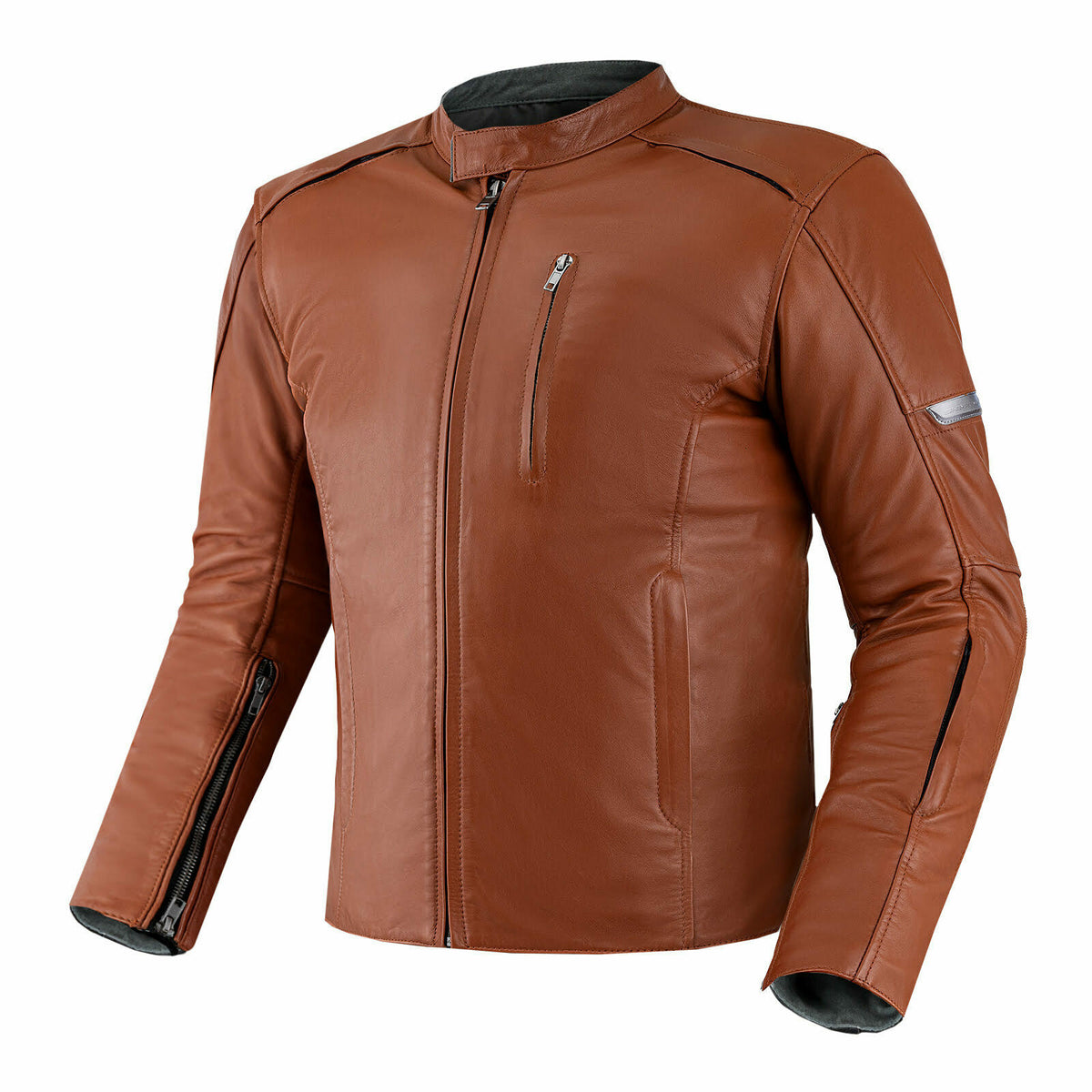 Shima Mc-Leather Jacket Hunter+ 2.0 maro deschis