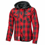 Ținut Kevlar MC Tricou Lumberjack II negru /roșu