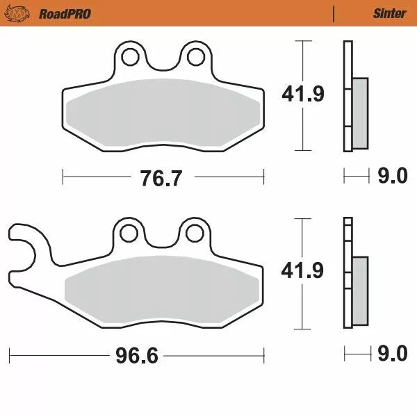 SCOOTER PAD DE FRAKE MOTO-MASTER 400403